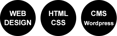 WEB DESIGN・HTML CSS・CMS Wordpress
